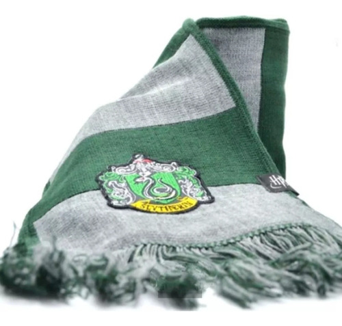 Bufandas Harry Potter Oficial Combo Gryffindor Mas Slytherin Combo Dos Bufandas