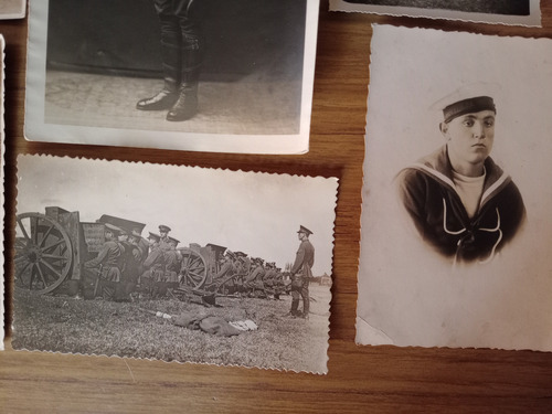 Lote Fotos Antiguas Del Ejército Argentino Y Armada (Usado)