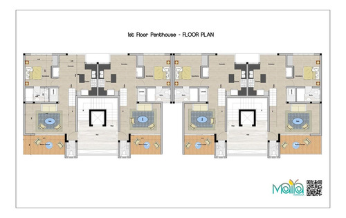 2-bed, 3.5-bath Penthouse With Private Rooftop And Beach Access Just Steps Away