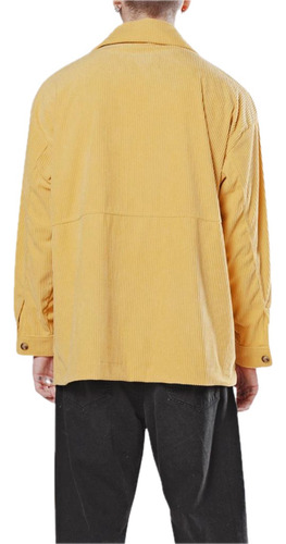Chaqueta De Corderoy Luxo District Oversize Con Bolsillos