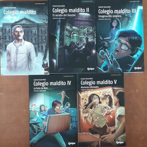 2 Libros A Elección Colegio Maldito Gabriel Korenfeld Quipu