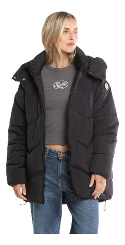 Campera Rusty Higher Puffer Coat Oversize Mujer