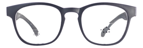 Lentes Filtro Azul Con Aumento + Marco Económicos Graduación 3 | Negro Mate