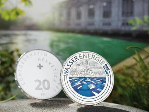 Moeda Comemorativa Suíça - Energias Do Futuro - Swissmint Ag