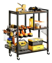 Comprar Organizador De Herramientas Con Ruedas Para Garage, Caja De