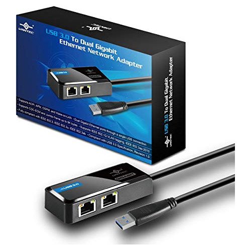 Vantec Usb 3.0 Al Adaptador De Red Gigabit Ethernet Dual (cb