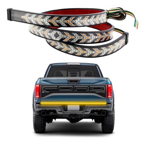 Fita Barra Led Traseira Caminhonete Hilux Seta Freio Pisca