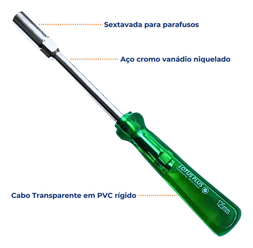 Jogo De Chave Canhão Com 5 Peças Lotus
