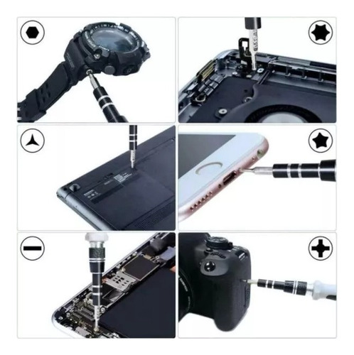 Kit Destornilladores Precisión 115 En 1 Magneticos Calidad