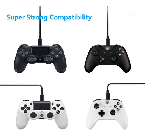 Cable Usb Carga + Data Para Xbox One De 2.75 Metros Firme