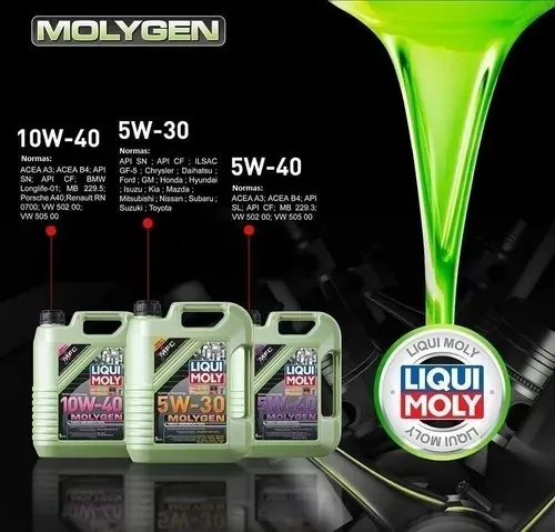 Aceite Sintético Liqui Moly 5W-30 Molygen