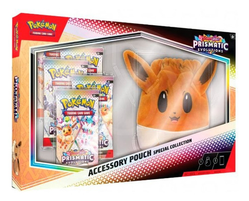 Pokemon Tcg Prismatic Evolution Pouch Eevee Collection Carta Idioma Inglés