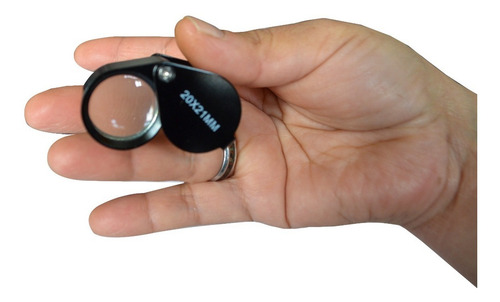 Imagen 3 de 5 de Lupa Aumento 20x - 21mm Geologo Alta Visibilidad