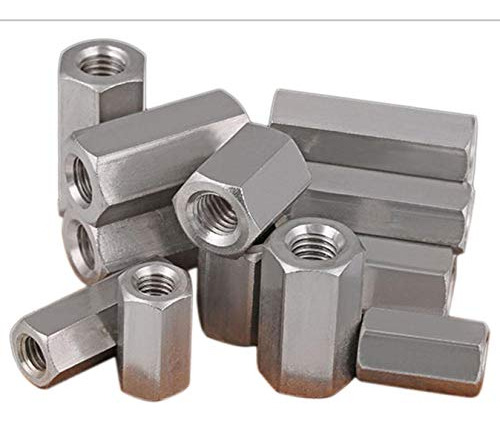 Tuerca Hexagonal De Acero Inoxidable M12 X 1.75 X 40mm (2 Un