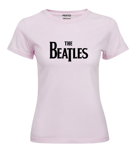 Polera Mujer Estampada  The Beatles