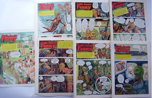 Imagen 1 de 8 de Annie Fanny 7 Comics Playboy Original Set 6