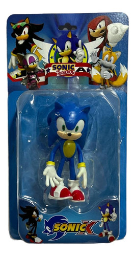 Muñeco Articulado Sonic Azul The Hedgehog 13cm