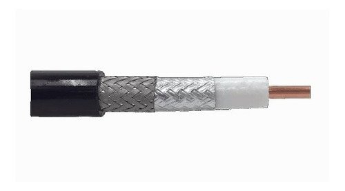 100 Metros Cable Coaxial Rg8 Anatel Rfs Baja Perdida 50 Ohm