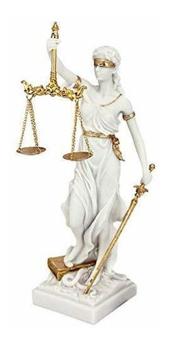 Diseño Toscano Themis Blind Lady Of Justice Estatua Abogado 
