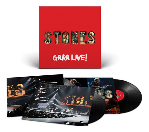 Vinilo The Rolling Stones Grrr Live! 3 Lp Eu Import.