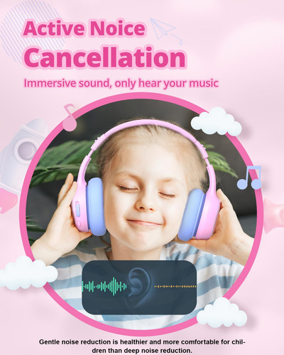 Auriculares Bluetooth Tronsmart Kh03 Para Niños Con Cancelac