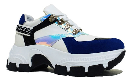 Imagen 4 de 5 de Zapatillas Damon Blanco/azul