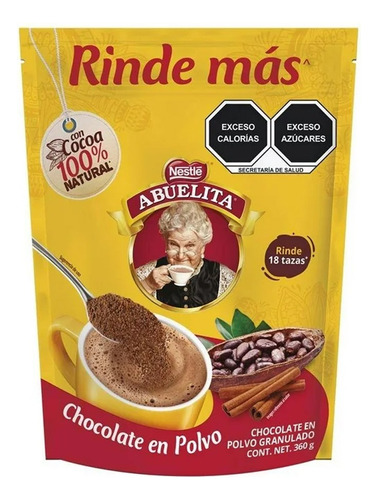 Chocolate Abuelita Granulado 360 G 9 Pzas