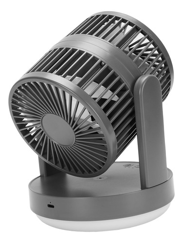 Ventilador De Escritorio Recargable Ajustable De 3 Velocidad