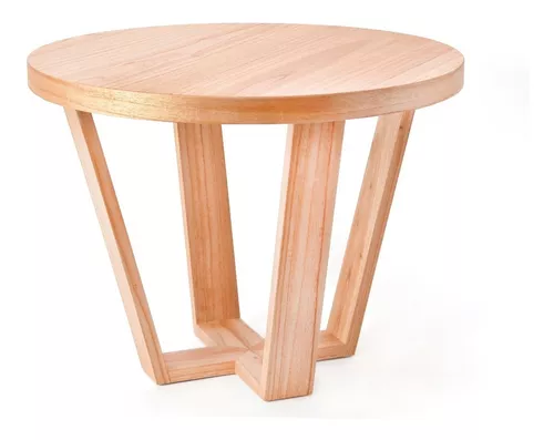 Mesa Comedor Redonda - Madera Paraíso 1,20mts - Pinturerias Sagitario