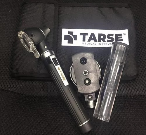 Kit 12 - Oftalmoscópio Otoscópio De Led Aparelho 2 Em 1