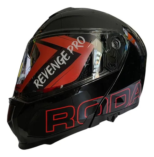 Casco roda abatible negro hotsell