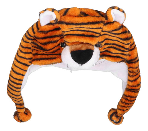 Divertido Gorro De Animal De Peluche Con Forma De Tigre, Bon