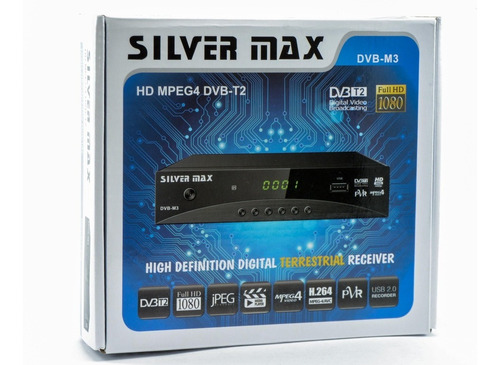 Decodificador Tdt Silver Max Full Hd Reproductor Multimedia
