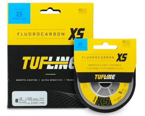 Línea Tuf-line Xs Fluorocarbono 15, 20 Libras