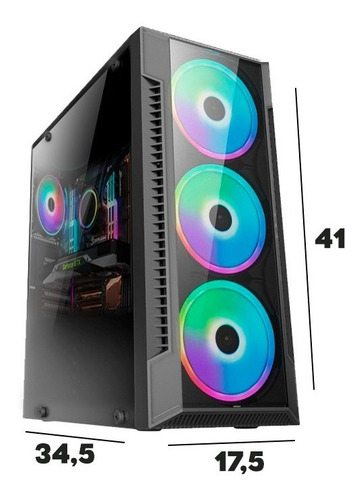 Imagem 4 de 9 de Pc Gamer Completo I5 Hd500gb Placa De Video Gt730 8gb Wi-fi