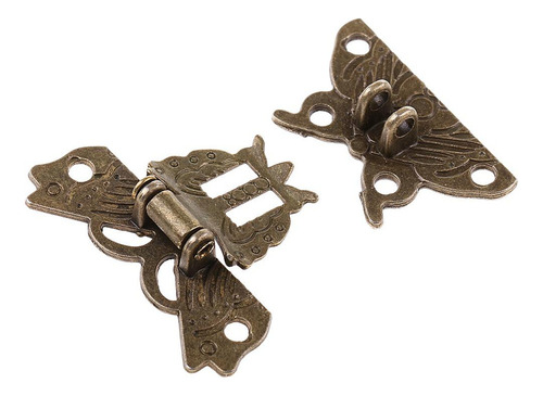1pc Cerrojo De Cerradura De Mariposa Antigua Para