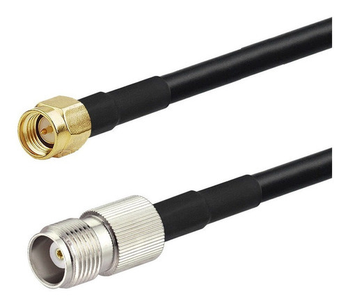 Cabo Extensor Rgc58 50cm Com Conector Tnc Femea X Sma Macho