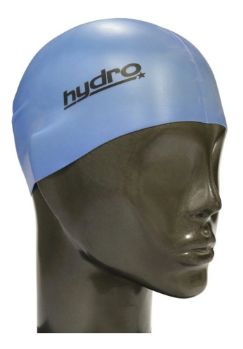 Gorra Natación Hydro Silicona + Estuche Junior Niños Color Agua