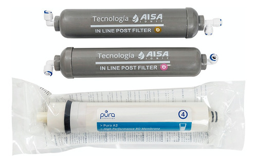Pack 2 Crystal Recambio Membranas Pura Antártico Osmosis Color Blanco