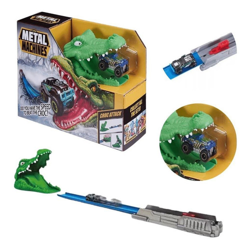 Pista Metal Machines Croc Attack Ataque Do Crocodilo Candide