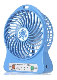 Ventilador Portátil Escritorio Con Batería 18650 Micro Usb