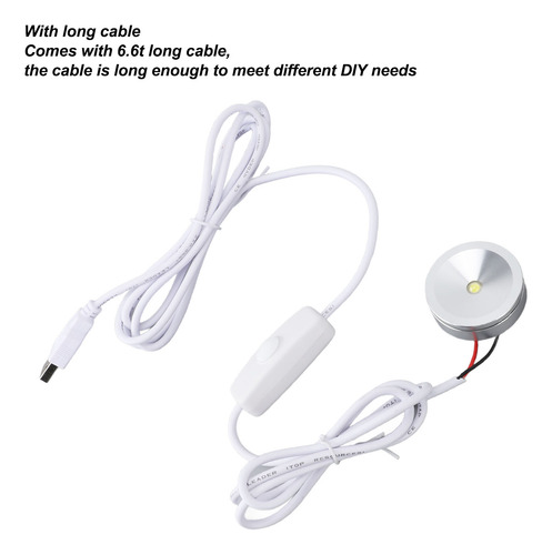 Mini Proyector Regulable De 2 Piezas Usb 5v Led Continuo