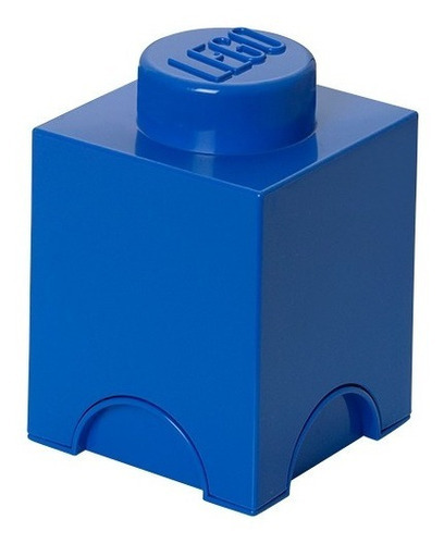 Lego Bloque Apilable Contenedor Original Mini Blue