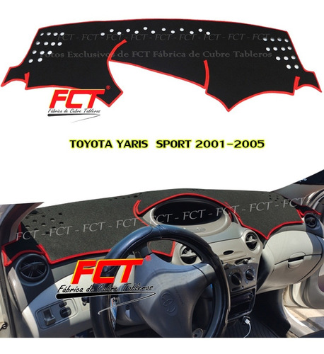 Cubre Tablero Toyota Yaris Sport 1999 2000 2001 2003 2005 