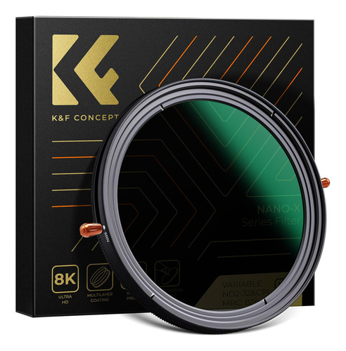 Filtro Nd 2-32 Y Polarizador Cpl 2 En 1 Kf