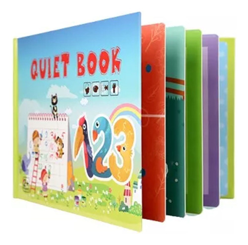 Libro Interactivo Montessori: Libro Silencioso Para Niños