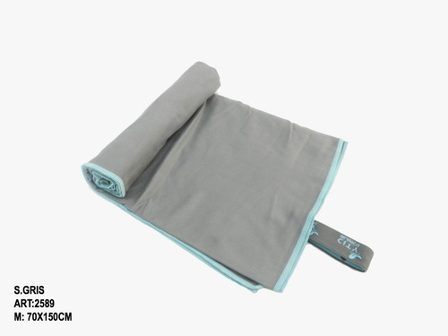 Imagen 6 de 9 de Toallon Toalla De Secado Rapido Grande Microfibra 70x150cm