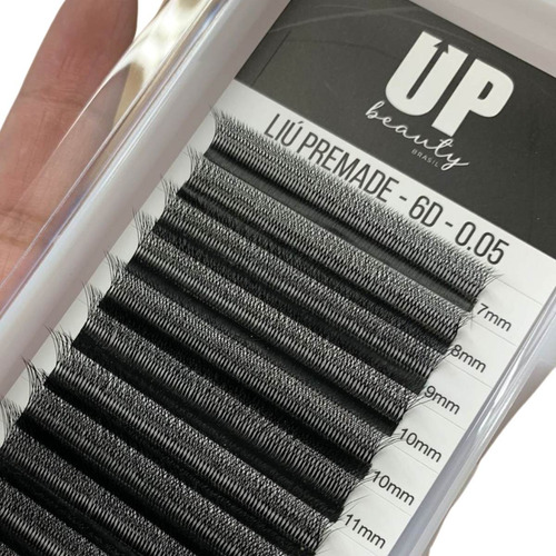 Cílios Up Beauty Fio 6d 0.05 Mix Volume Egipcio Russo Comprimento 7.14 Mm