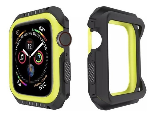 Carcasa Armadura Dura Black Lemon Compatible Applewatch44mm