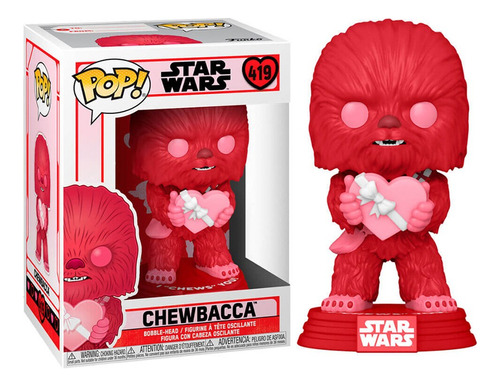 Funko Pop! Star Wars San Valentin - Chewbacca #419 Detalles